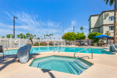 Outdoor Pool and Hot Tub