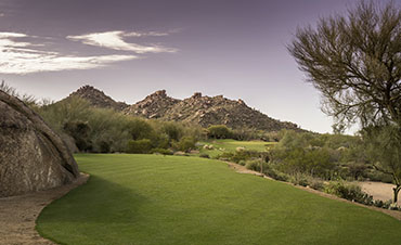 Photo of desert golf
